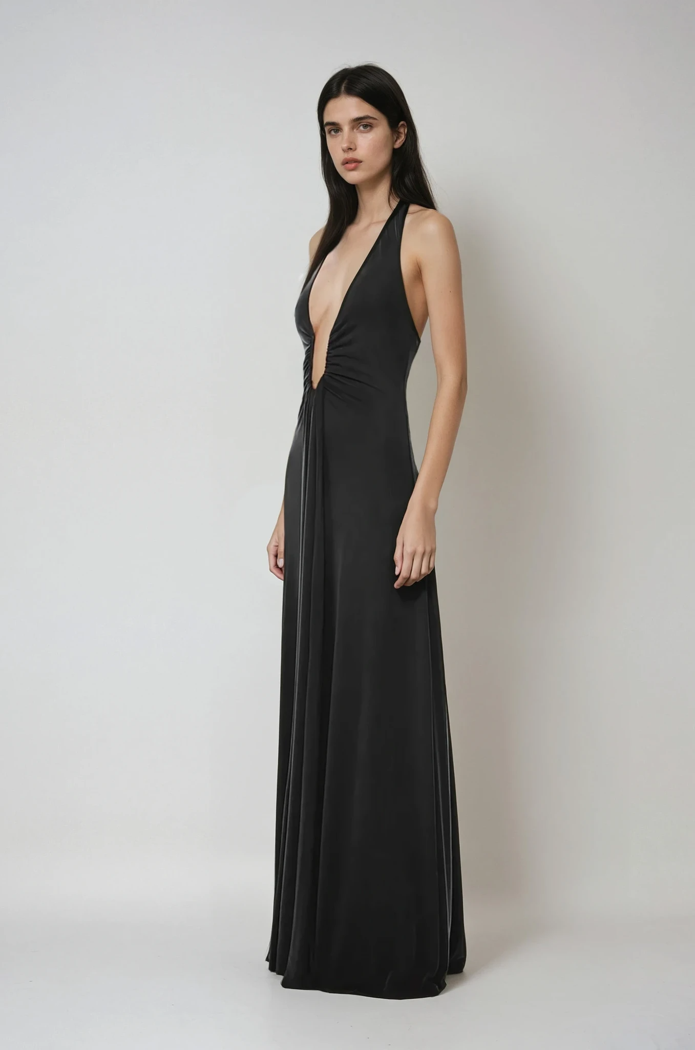 Soline – Robe Maxi en Cupro