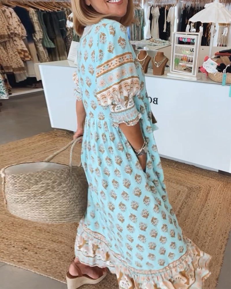 Calla | Robe d'été à motifs