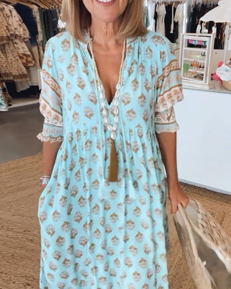Calla | Robe d'été à motifs