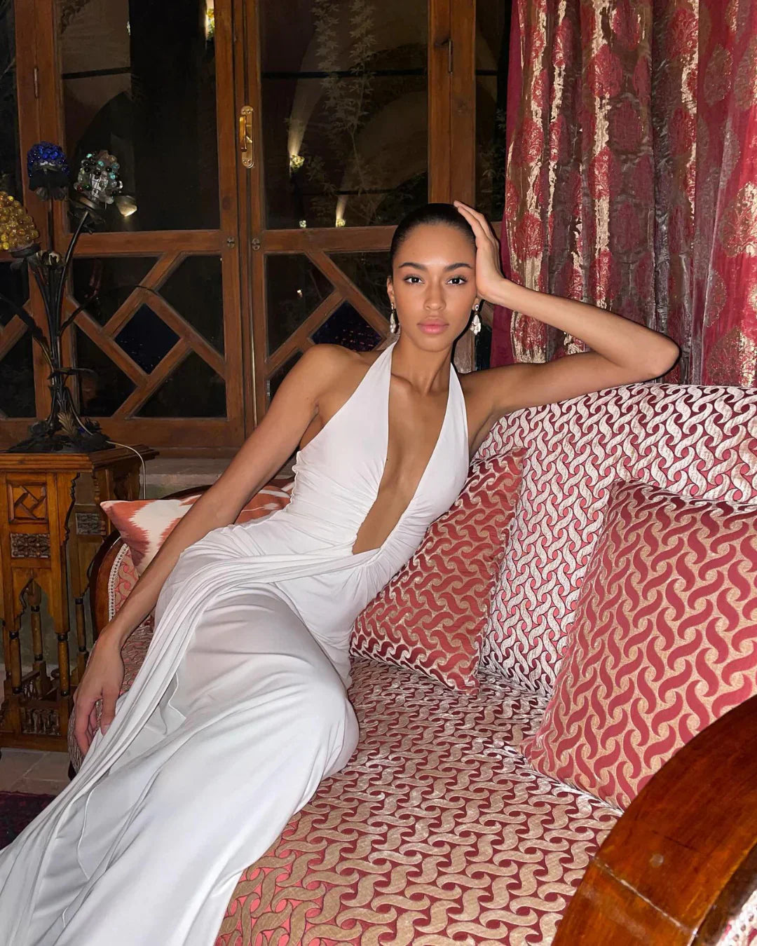 Soline – Robe Maxi en Cupro