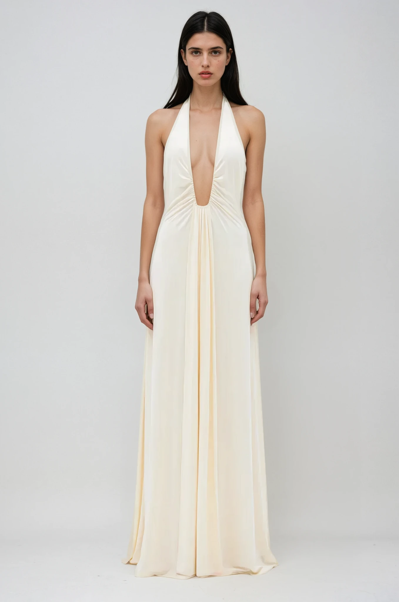 Soline – Robe Maxi en Cupro