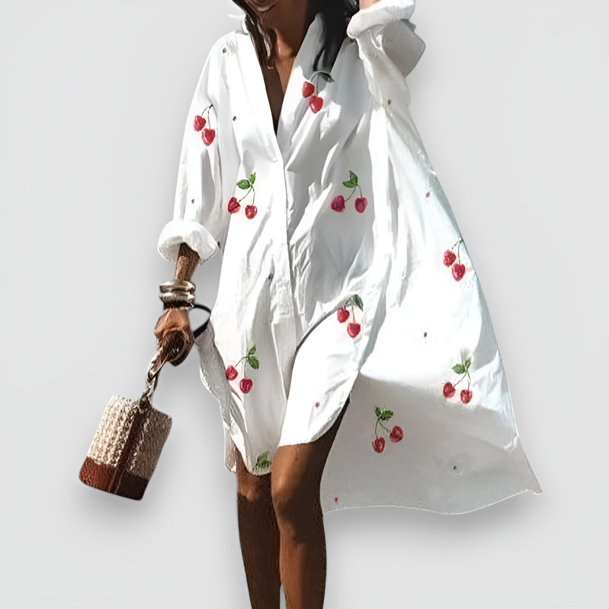 Rina™ | Robe Chemise Élégante et Polyvalente