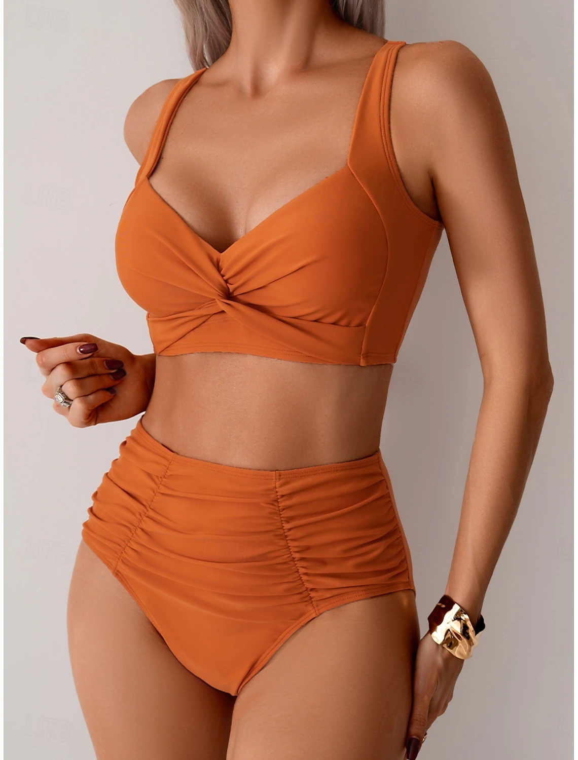 NICOLE | Bikini froncé