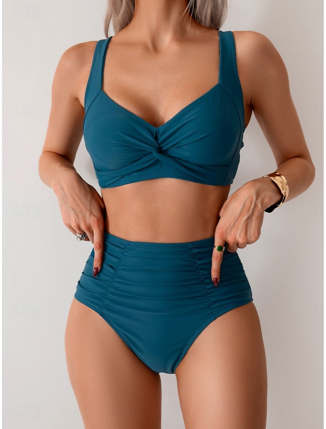 NICOLE | Bikini froncé