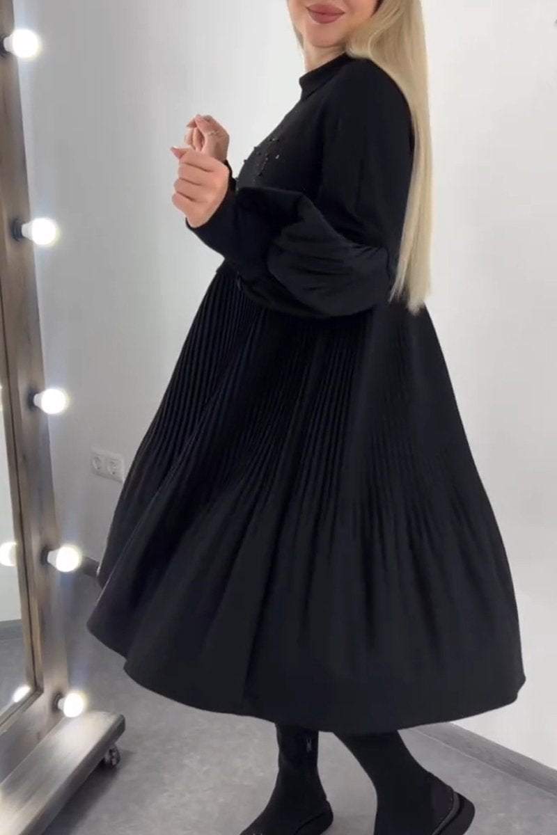 Aelvyna™ | Robe plissée couvrant le ventre