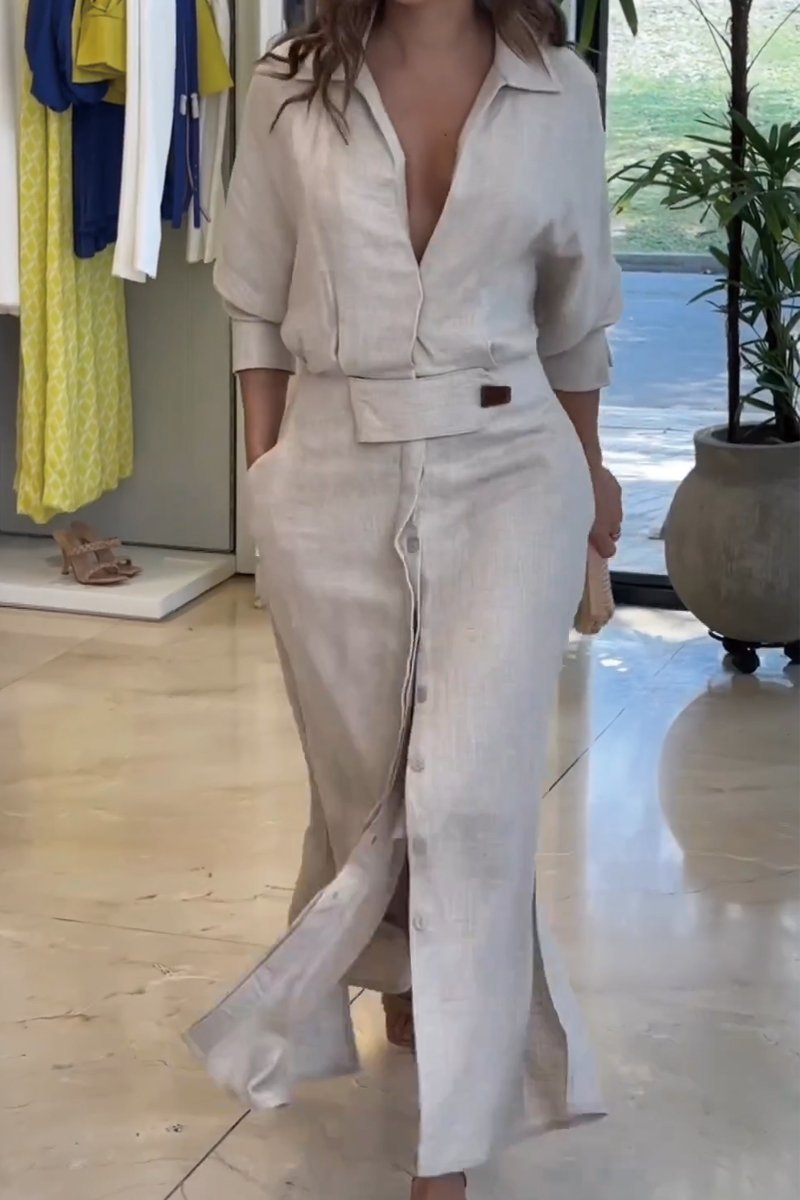Isolde - Robe Maxi Décontractée