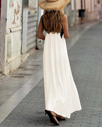 Sienna - Robe à Col Croisé
