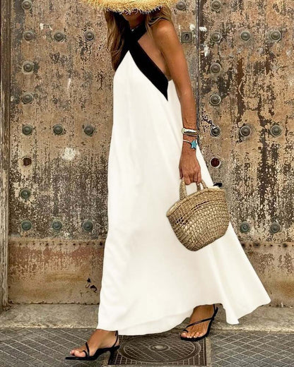 Sienna - Robe à Col Croisé