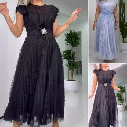 Lunara | Robe Chiffon Ajustée