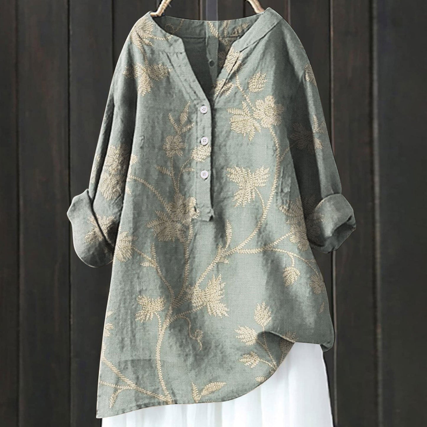 Juliette™ | Robe chemise fleurie