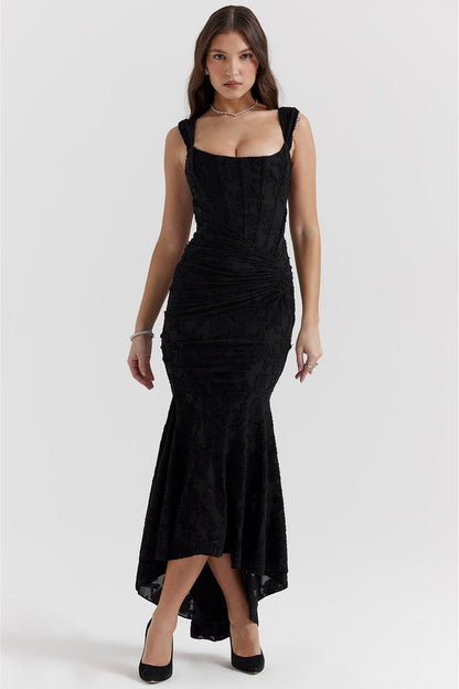 Lilaa™ | Robe longue à corset, élégante et sophistiquée