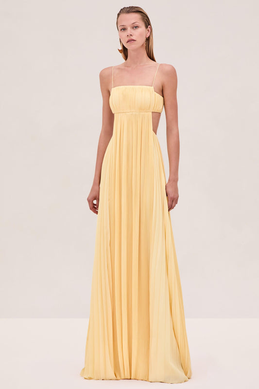Varita | Robe Maxi Jaune Jonquille