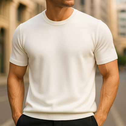 ASCEND | T-Shirt en Cachemire Premium