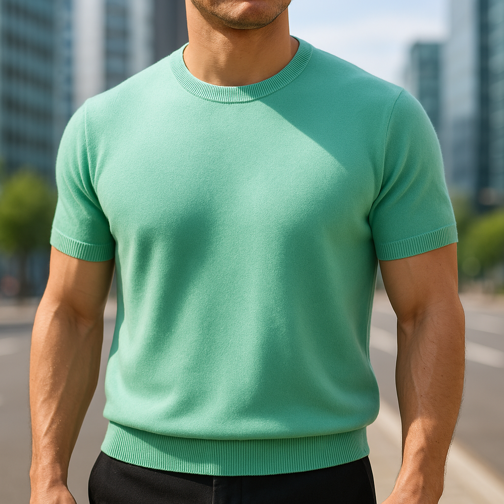 ASCEND | T-Shirt en Cachemire Premium