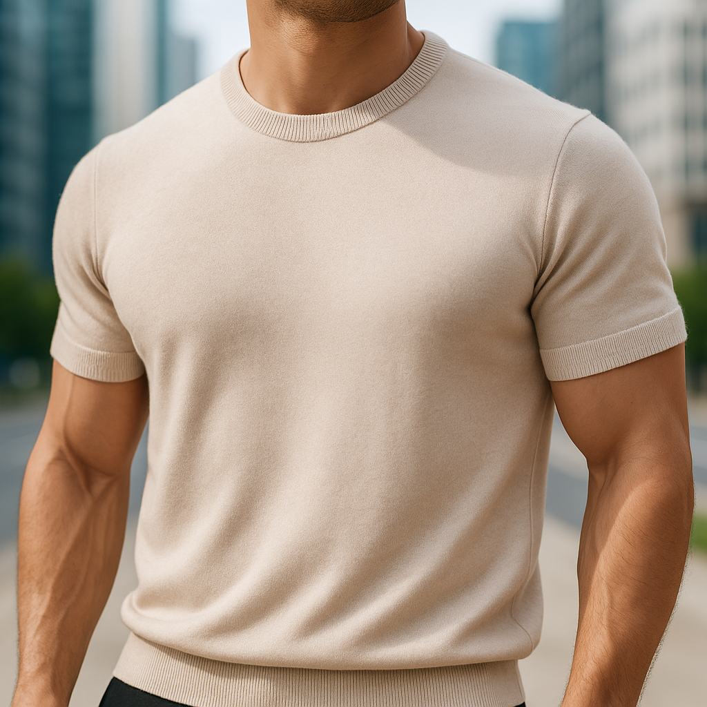 ASCEND | T-Shirt en Cachemire Premium