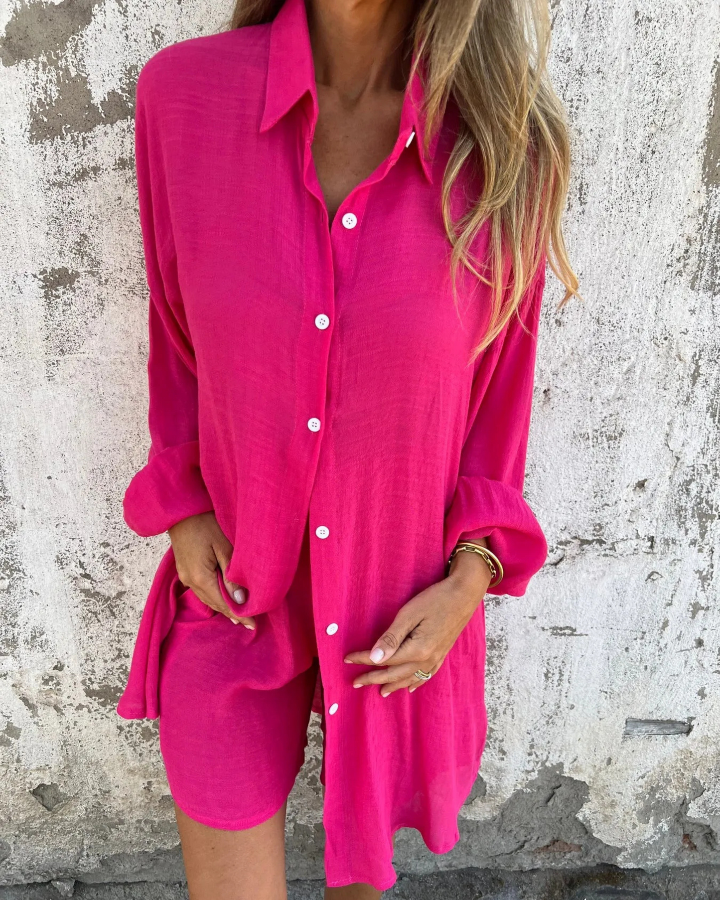 Tavira | Ensemble Chemise Décontractée & Shorts