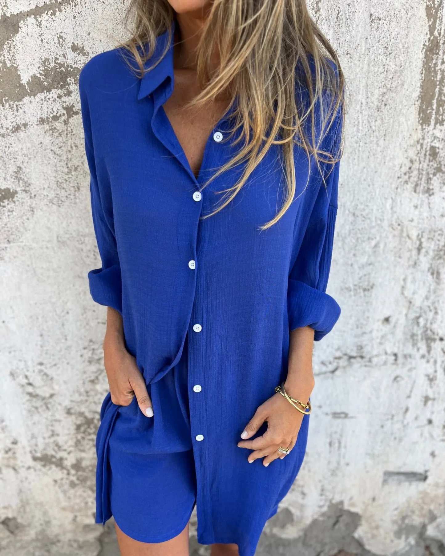 Tavira | Ensemble Chemise Décontractée & Shorts