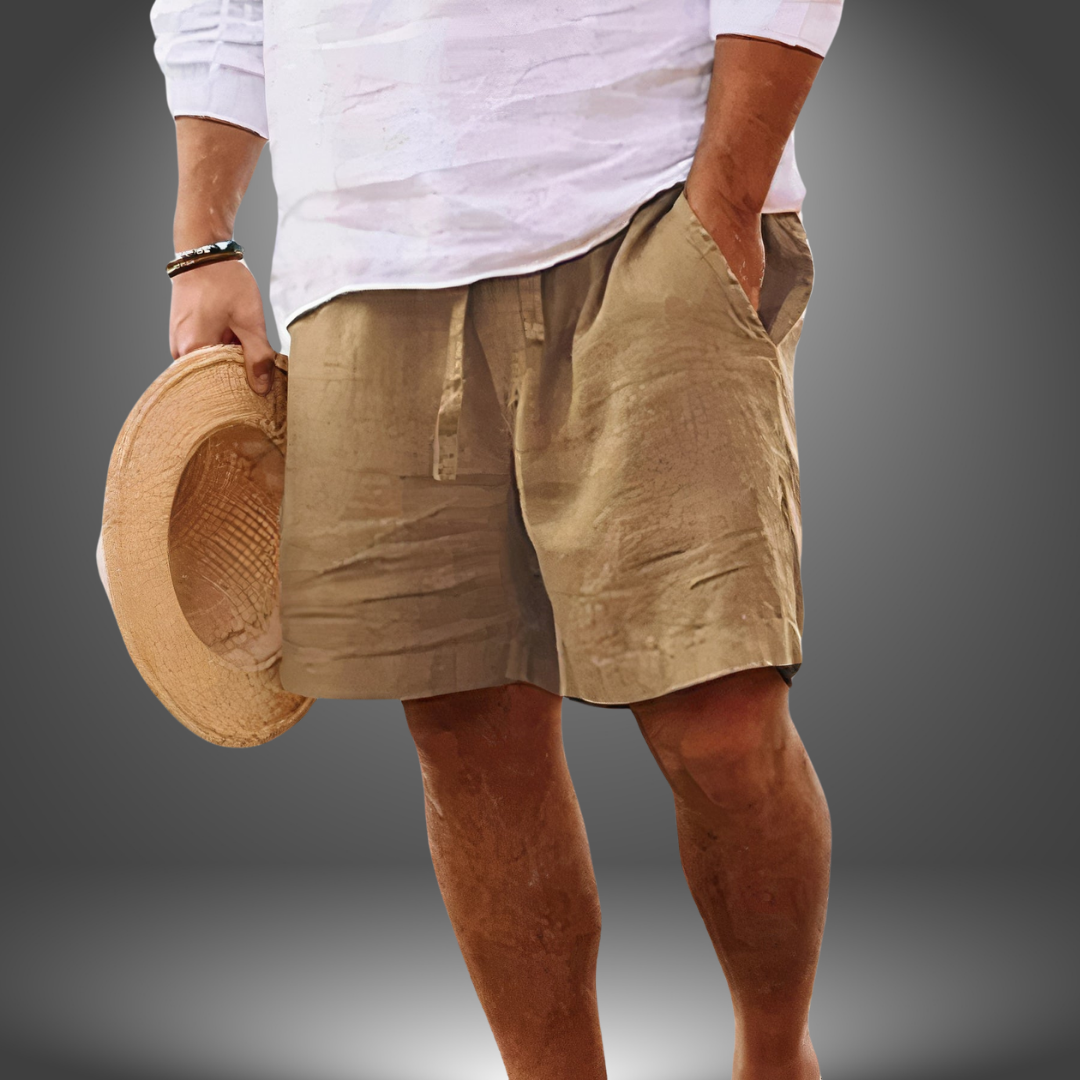 Zach | Shorts Artisanaux en Lin