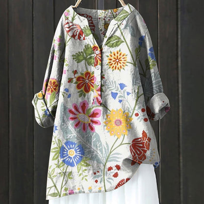 Juliette™ | Robe chemise fleurie