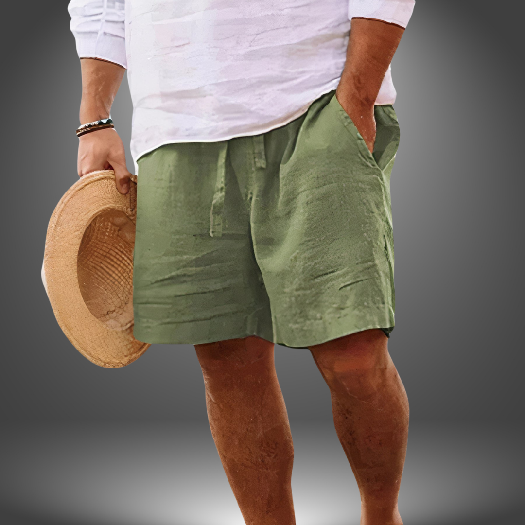 Zach | Shorts Artisanaux en Lin