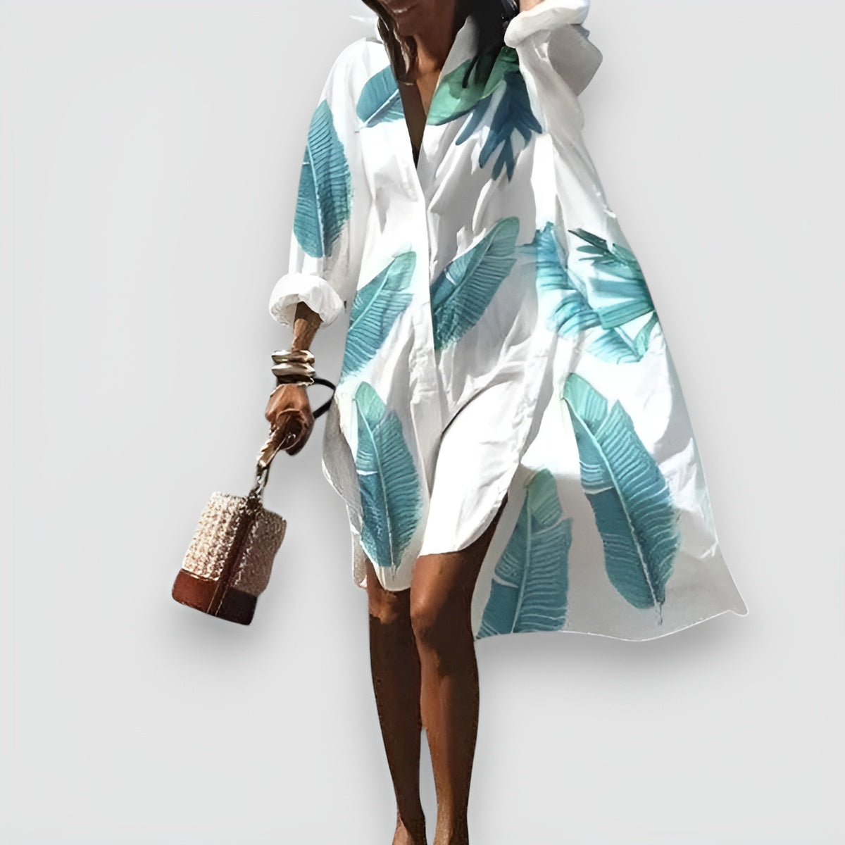 Rina™ | Robe Chemise Élégante et Polyvalente
