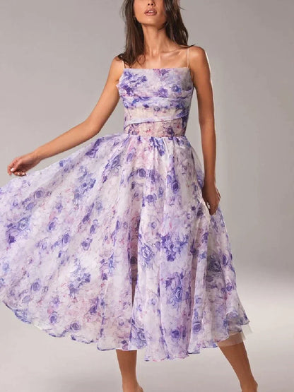 Alani™ | Robe Fleurie Sans Bretelles Envoûtante