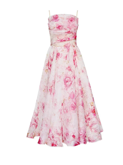 Alani™ | Robe Fleurie Sans Bretelles Envoûtante