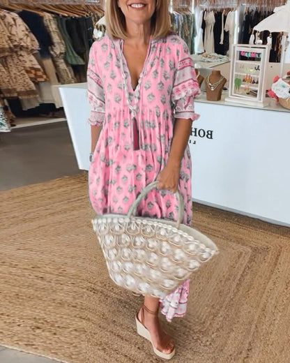 Calla | Robe d'été à motifs