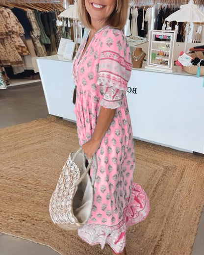 Calla | Robe d'été à motifs