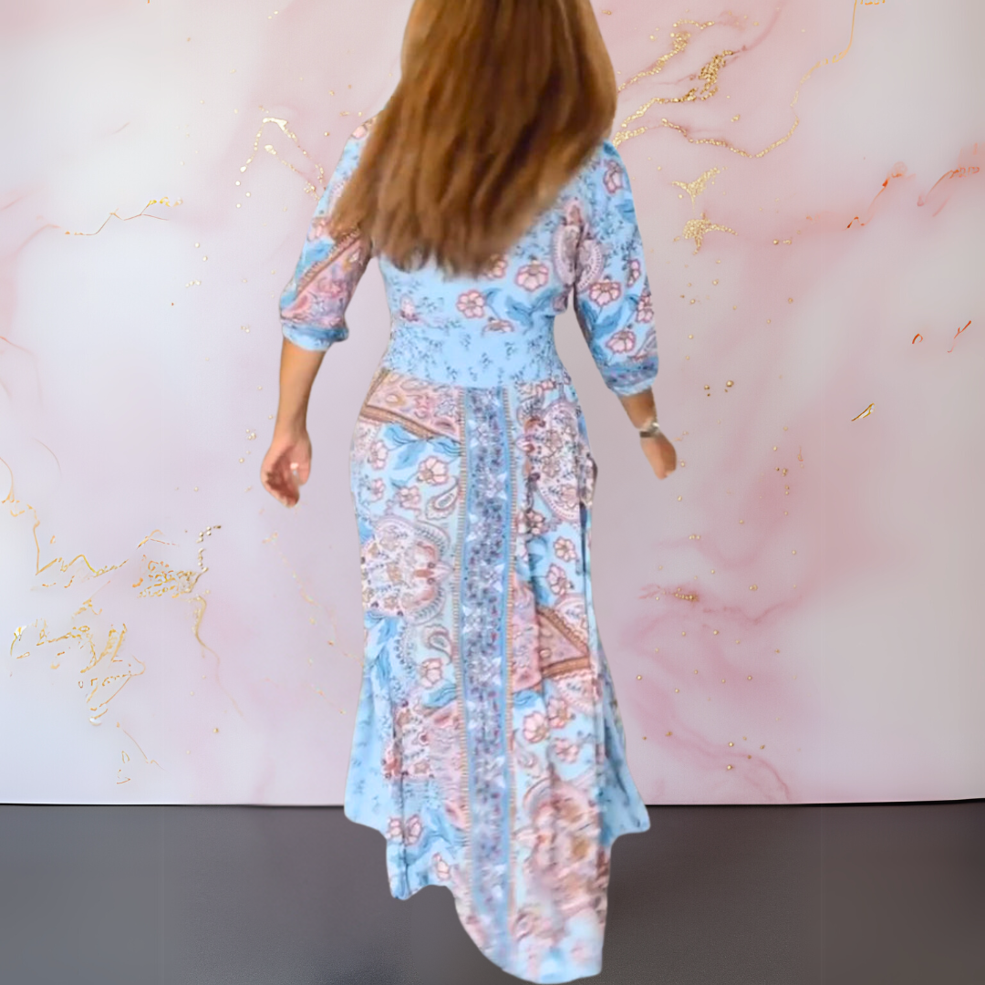 Marga | Robe d'été élégante à décolleté en V