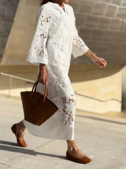 Nezorian™ | Robe Élégante en Dentelle