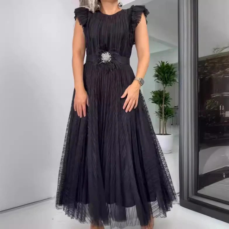 Lunara | Robe Chiffon Ajustée