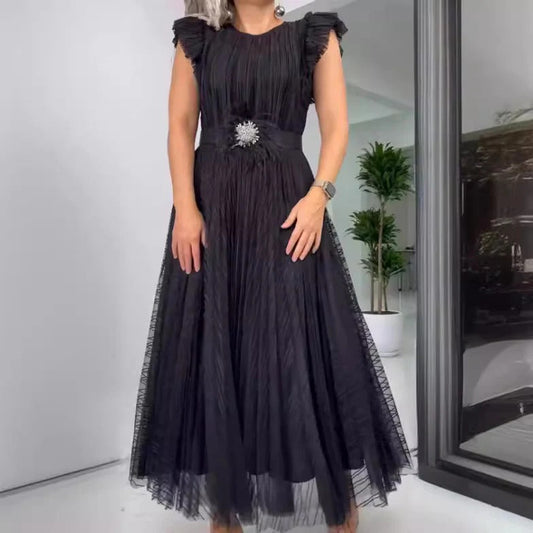 Lunara | Robe Chiffon Ajustée