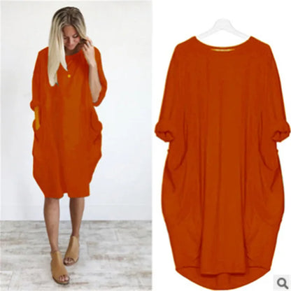 Vezia™ | Robe Confort Éternelle avec Poches Pratiques