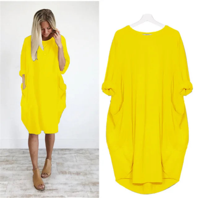 Vezia™ | Robe Confort Éternelle avec Poches Pratiques