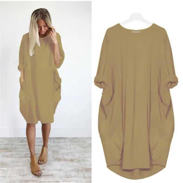Vezia™ | Robe Confort Éternelle avec Poches Pratiques