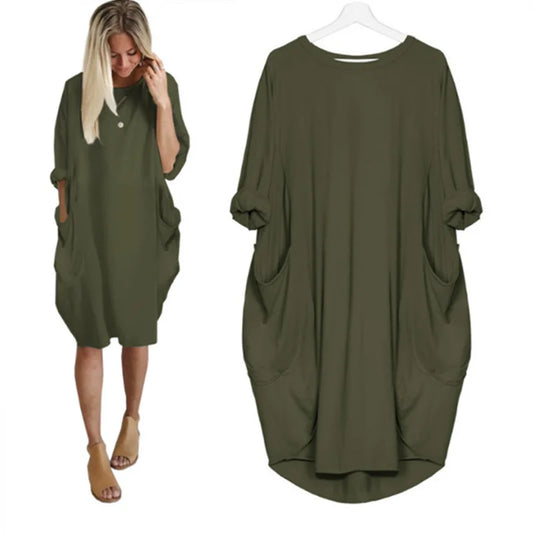Vezia™ | Robe Confort Éternelle avec Poches Pratiques