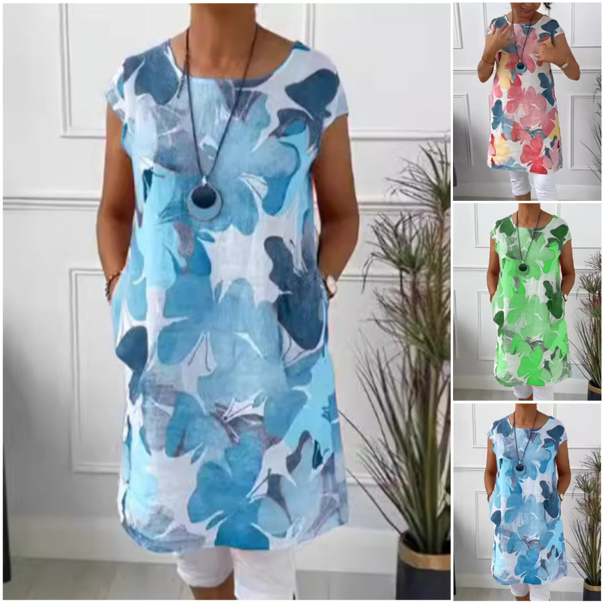 Anya™ | Robe Chemise Élégante Fleurie