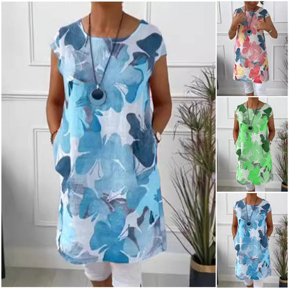 Anya™ | Robe Chemise Élégante Fleurie