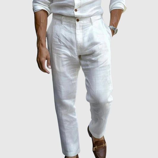 Pantalon en Lin Chic de Saint-Tropez