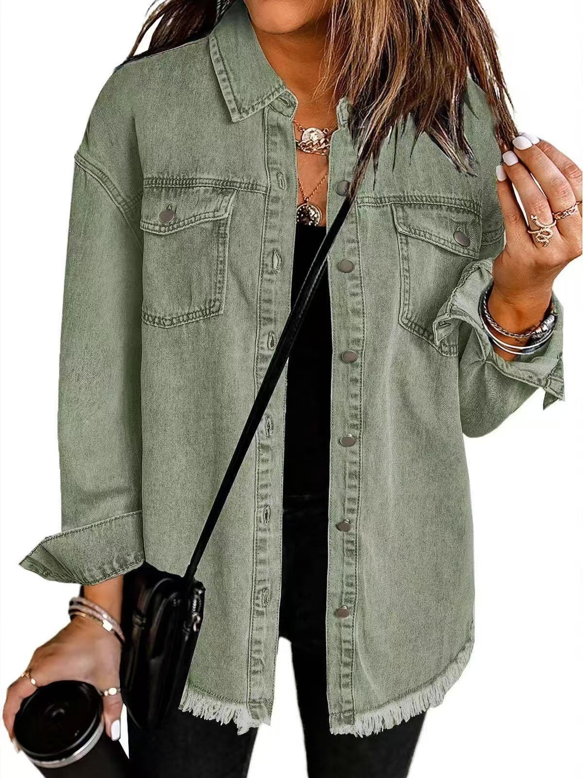 Arlena | Veste en Jean Classique pour Tous les Jours