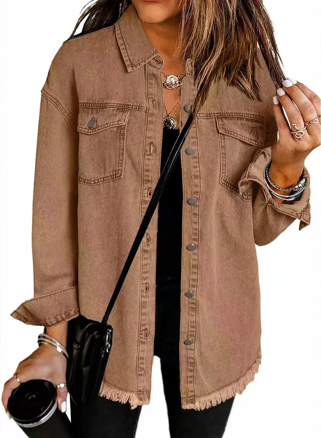 Arlena | Veste en Jean Classique pour Tous les Jours