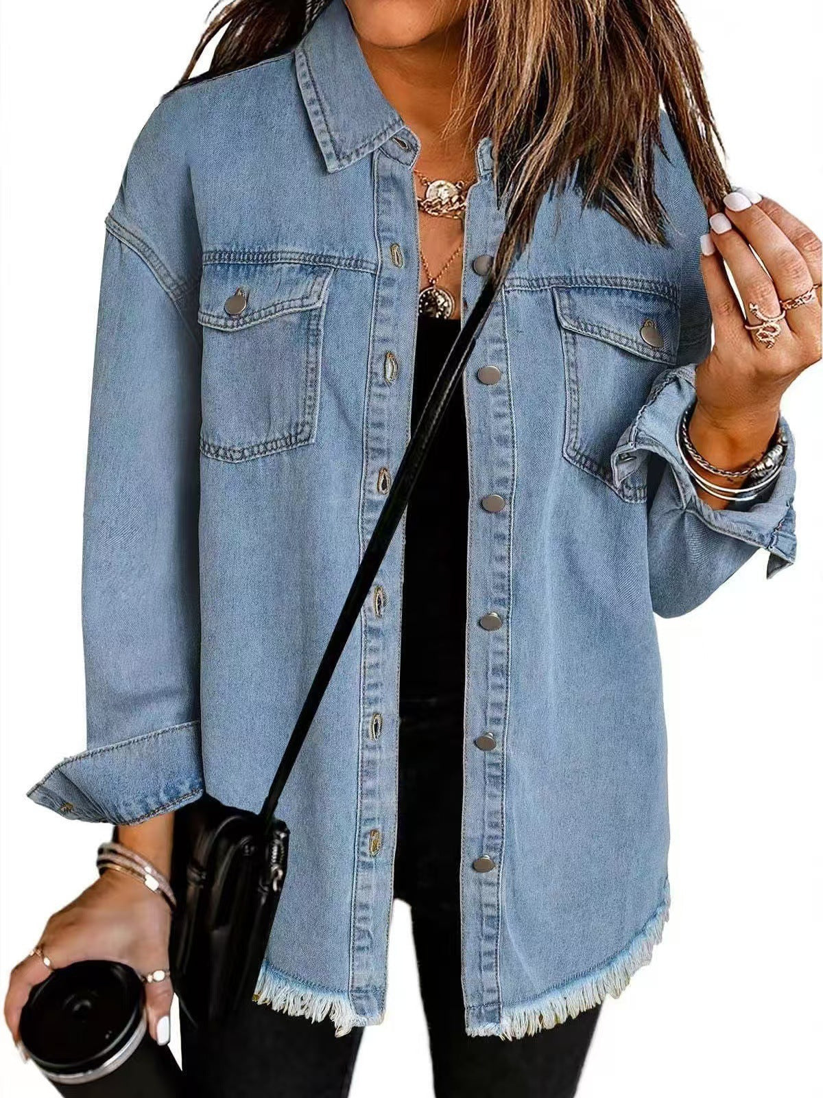 Arlena | Veste en Jean Classique pour Tous les Jours