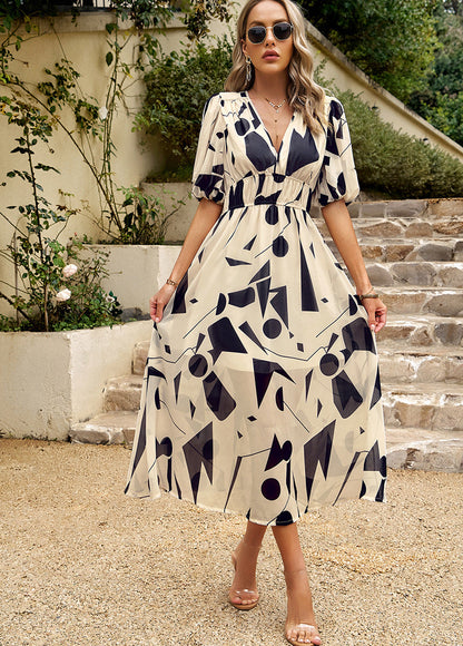 Ziano™ | Élégante Robe Fleurie