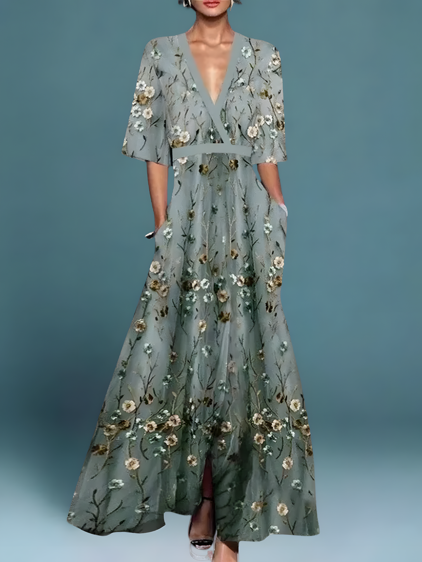 Océane™ | Robe Portefeuille Élégante