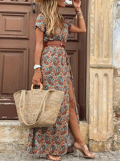 Rufus™ | Robe Maxi Ibiza avec Élégance Bohémienne