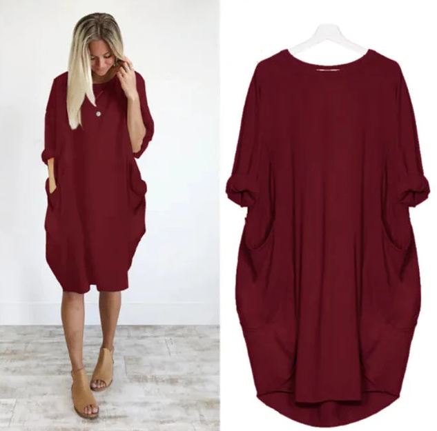 Vezia™ | Robe Confort Éternelle avec Poches Pratiques