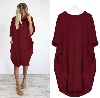 Vezia™ | Robe Confort Éternelle avec Poches Pratiques