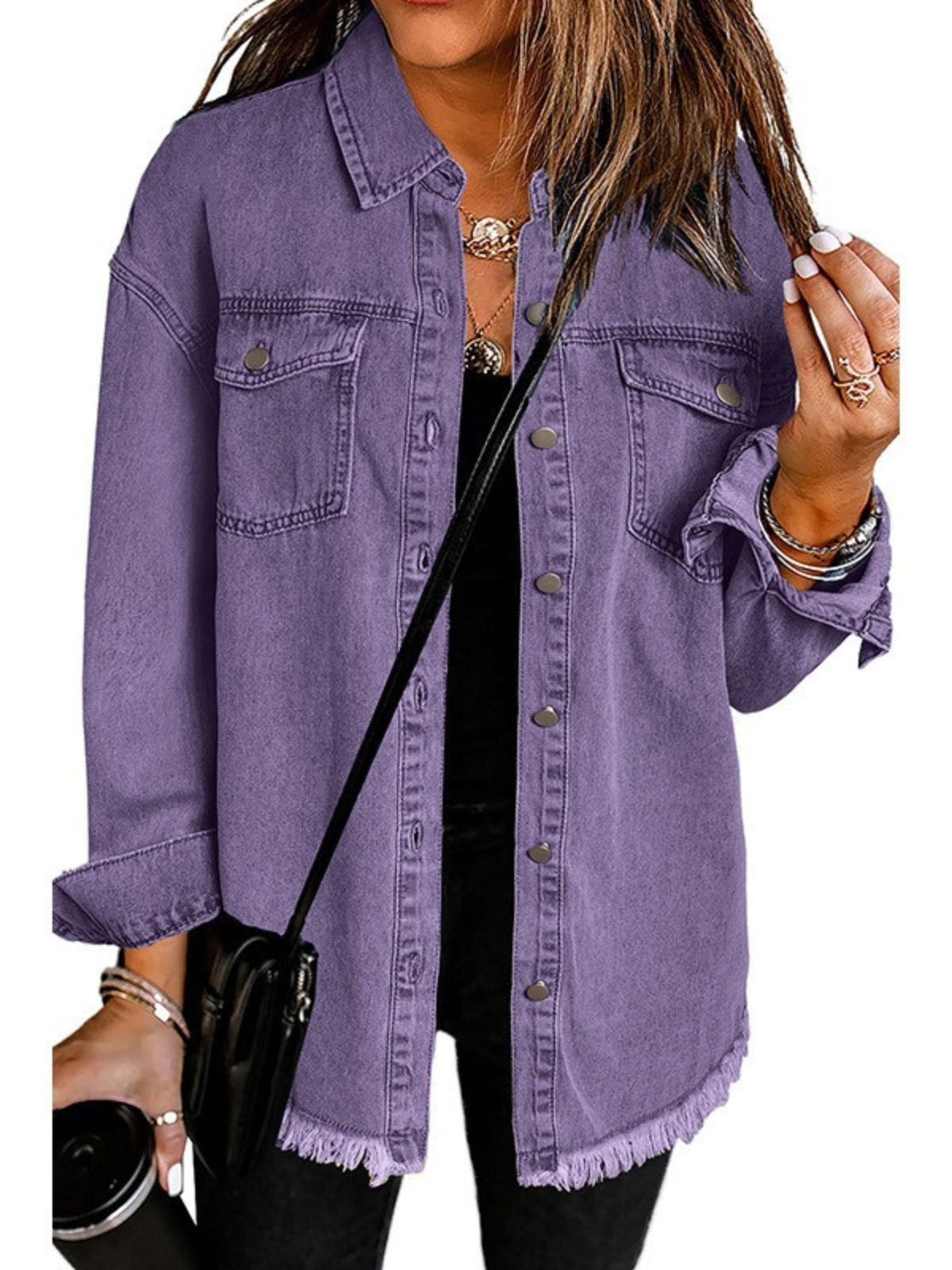 Arlena | Veste en Jean Classique pour Tous les Jours