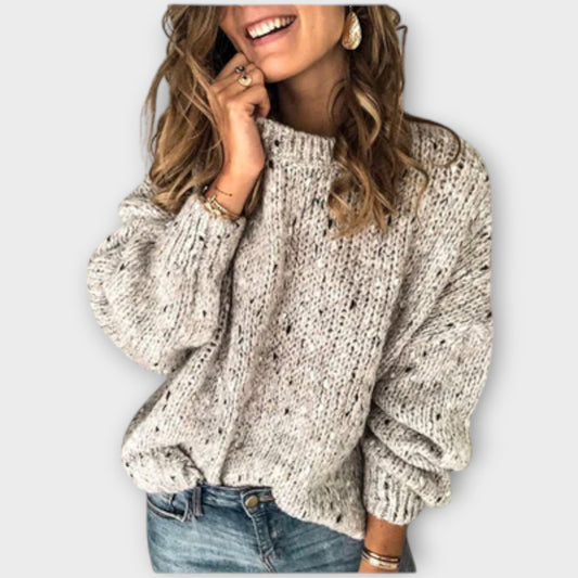 Elaris – Pull en Tricot à Manches Longues Confortable